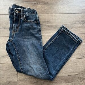 Old Navy boys denim straight jeans. Blue. Size 8
